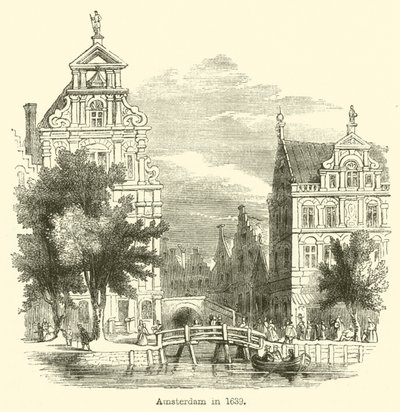 1639 yılında Amsterdam by English School